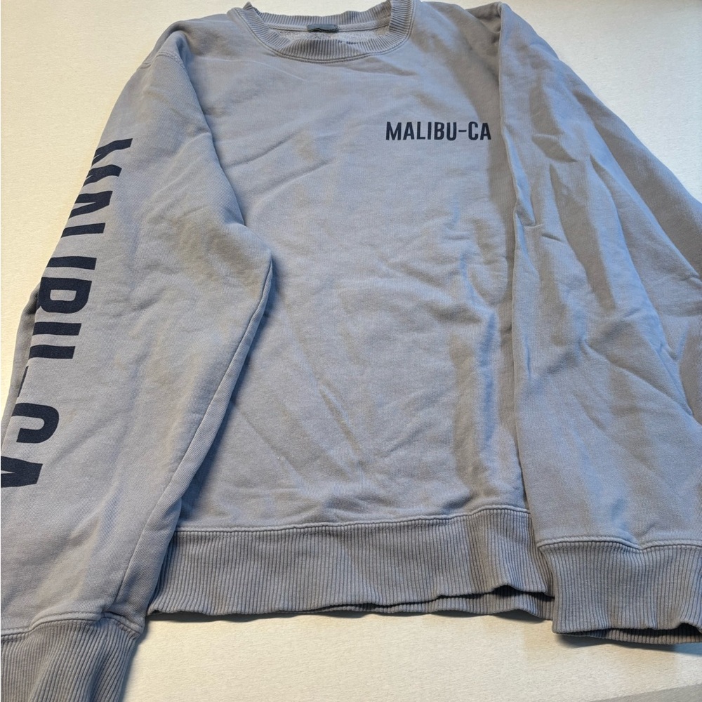 Malibu CA Gray Men's Sweater